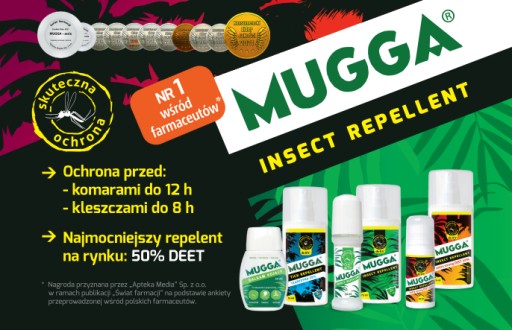 СПРЕЙ MUGGA 9,5% ДЭТА ОТ КОМАРНЫХ КЛЕЩЕЙ ДЛЯ ДЕТЕЙ
