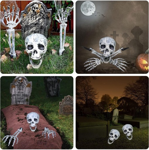STRASZNA DEKORACJA NA HALLOWEEN W KSZTAŁCIE C