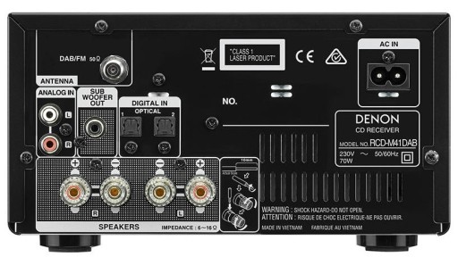 DENON RCD-M41 DAB+ Bluetooth стерео CD-ресивер