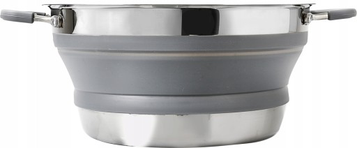 GARNKI TURYSTYCZNE SKŁADANE SILIKON BRUNNER VOLCANO PASTA AL VOLO 24 cm