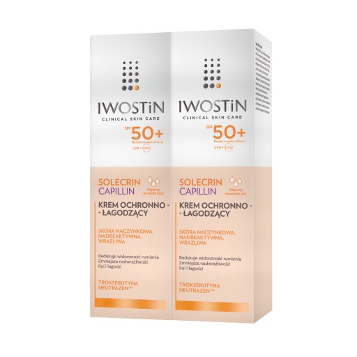 Iwostin Solecrin Capillin Cream SPF 50+ x2