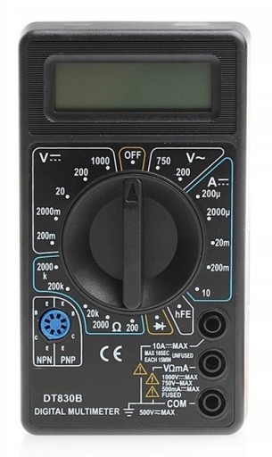 Цифровой мультиметр электросчетчика DT-830B