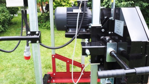 Trak taśmowy elektryczny 7,5kW 790mm osłona taśmy elektryczne sterowanie