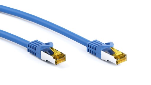 Патч-корд CAT 7 S/FTP LAN, синий — 20 м