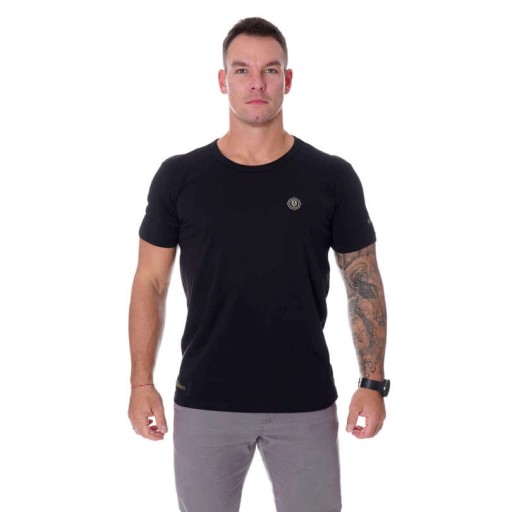 Poundout Koszulka T-shirt męski BATTLE czarny M