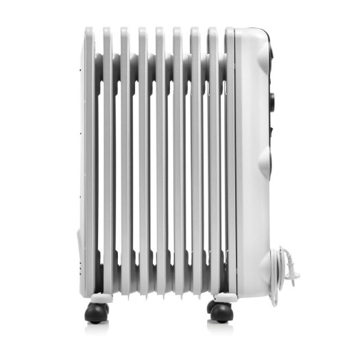 Белый масляный радиатор De'Longhi 2000 Вт