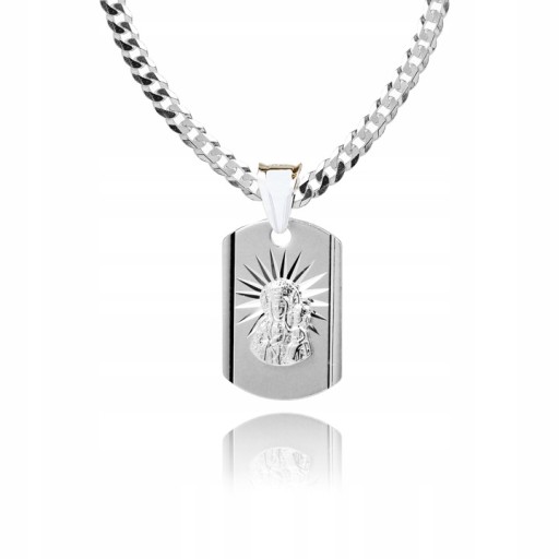 ! 925 Серебряная католическая медаль 925 1,96 г 2 см M7
