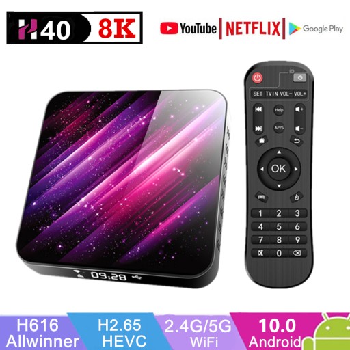 Горячие продажи Smart Android TV Box 2.4G/5G WIFI 4K Media Player