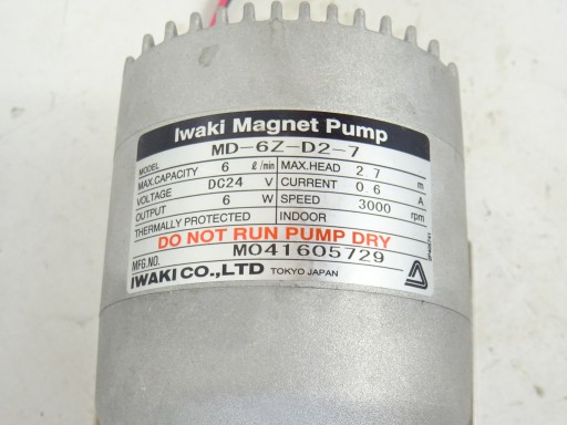 Двигатель Iwaki MD-6Z-D2-7 24 В постоянного тока