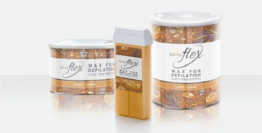 ItalWax FLEX Янтарный воск для депиляции в рулоне 100мл