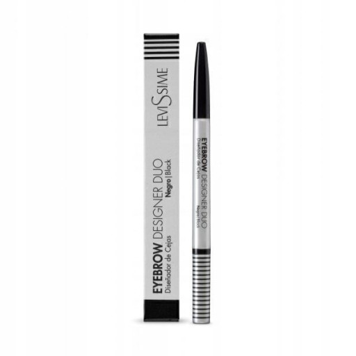 Kredka do brwi LeviSsime Desinger Duo Black, 1 ml
