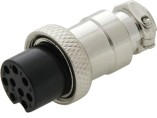 Wtyk mikrofonowy CB 9p na kabel