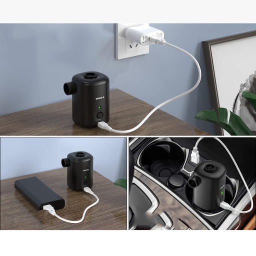 Elektryczna Pompka Materaca Pontonu Basenu 3000mAh
