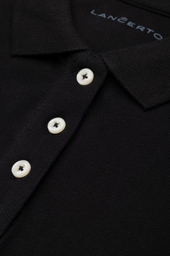 Koszulka Damska Polo Czarna Lancerto Paris XS