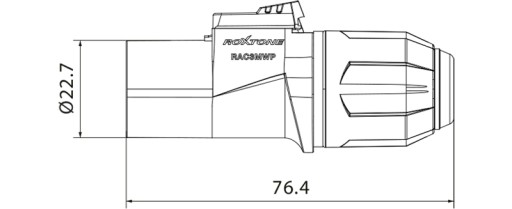 РАЗЪЕМ ПИТАНИЯ ROXTONE RAC3MWP POWERCON 250V 3 PIN IP65