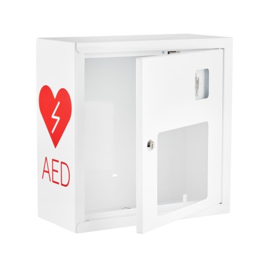 Металлический шкаф для дефибриллятора AED ASB1000.