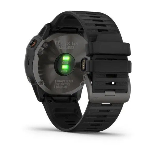 Garmin Fenix ​​6X Pro Solar Edition — умные часы с черной резиной P