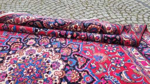 ПЕРСИДСКИЙ КОВЕР С СЕТКОЙ ПОДПИСЬЮ R.WOVEN IRAN 260/360