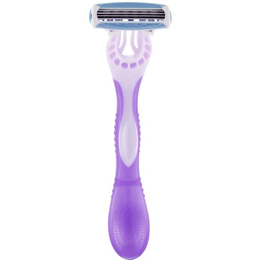 3x Уилкинсон Quattro My Intuition Smooth Violet Blooms Razor