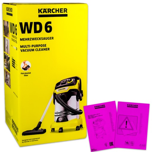 ПРОФЕССИОНАЛЬНЫЙ БЕЗМЕШОЧНЫЙ ПЫЛЕСОС KARCHER WD6 XL