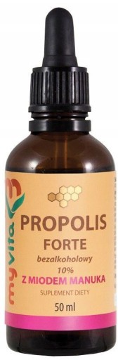 PROPOLIS FORTE BEZALKOHOLOWY Z MIODEM MANUKA 10%