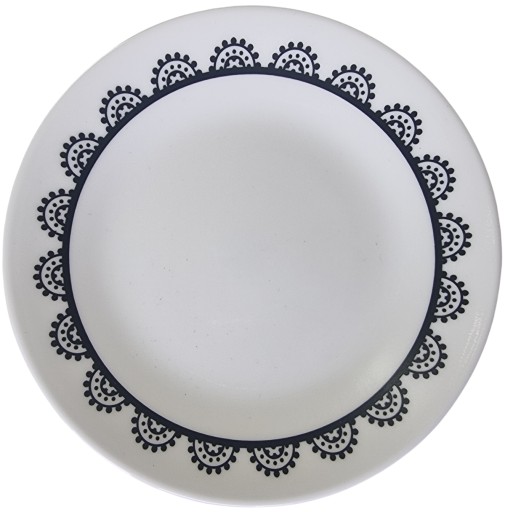CORELLE ЧЕРНО-БЕЛЫЙ СТЕКЛЯННЫЙ ОБЕДОВОЙ НАБОР 16 ПРЕДМЕТОВ.