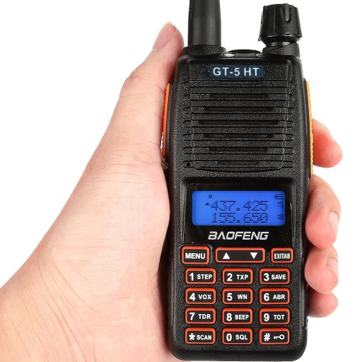 Krótkofalówka Baofeng GT-5 HT 8W POWER dual radio walkie talkie UHF VHF MOC