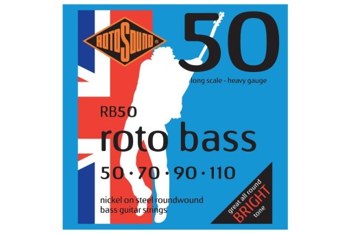 Струны для бас-гитары ROTOSOUND RB50 50–110