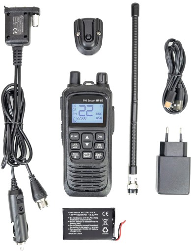 Przenośne radio ręczne CB PNI HP 82 Bateria Ładowanie USB-C antena Extra 45