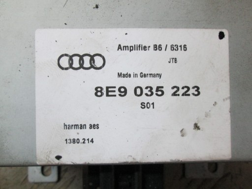 АУДИОУСИЛИТЕЛЬ AUDI A4 B6 B7 COMBI 8E9035223