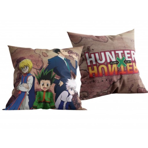 Poduszka Hunter X Hunter 40x40 – dwustronna z bohaterami anime