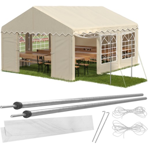 4x6m 2-3,15m Namiot pawilon ogrodowy + GRATIS