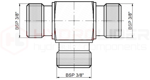 ТРОЙНИК BBB 3X G3/8