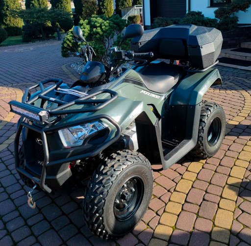 KUFER BOX SKRZYNIA TYŁ TYLNY 78L + OPARCIE Quad ATV Tao Motors 180/200/250