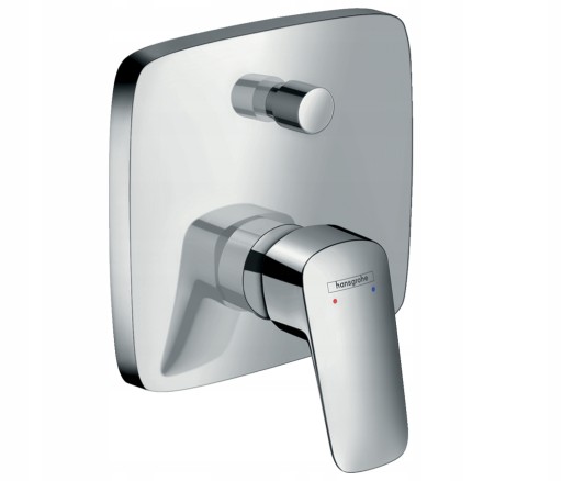 Комплект для ванны скрытого монтажа со смесителем HANSGROHE LOGIS + iBOX + каскадный излив
