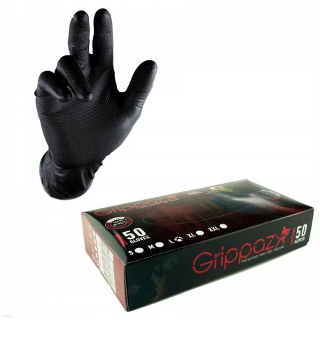 ПЕРЧАТКИ МАСТЕРСКИЕ МЕХАНИЧЕСКИЕ МАСТЕРСКИЕ ЧЕРНЫЕ GRIPPAZ L 50 шт.