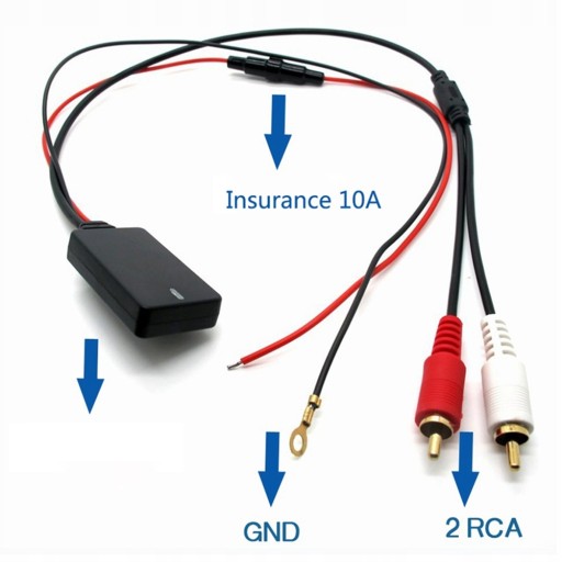 АДАПТЕР АУДИОРЕСИВЕРА BLUETOOTH НА AUX