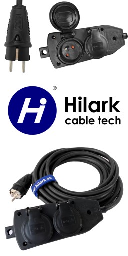 H05RR-F резиновый удлинитель 3х2,5, разветвитель 45м