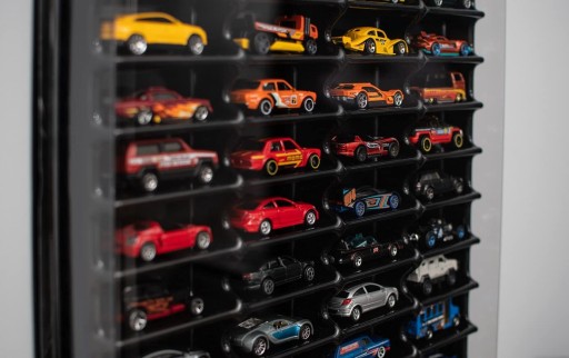 Полка для подвески машинки Hot Wheels, закрытая, черная
