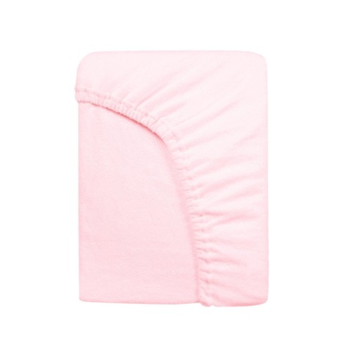Prześcieradło FROTTE 120x200 wz. pudrowy róż