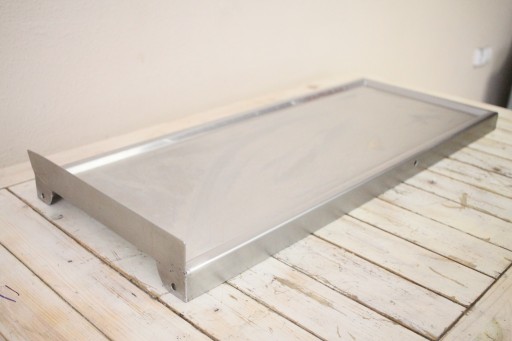 Blat roboczy 85 x 36 cm stal NIERDZEWNA