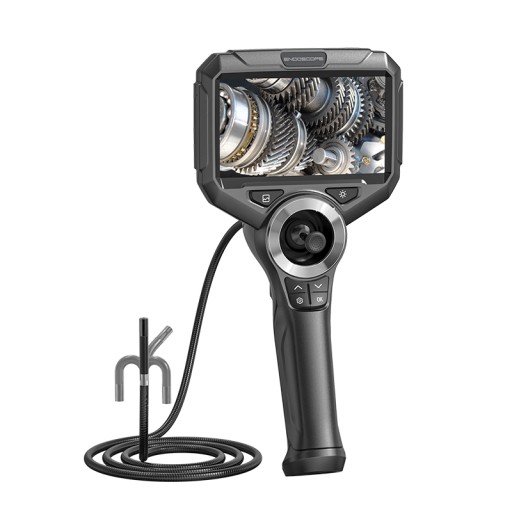 ЭНДОСКОПНАЯ КАМЕРА ДЛЯ ПРОВЕРКИ ВРАЩАЮЩАЯСЯ ГОЛОВКА 720° ЭКРАН 5″ FHD LED 2MP 1м