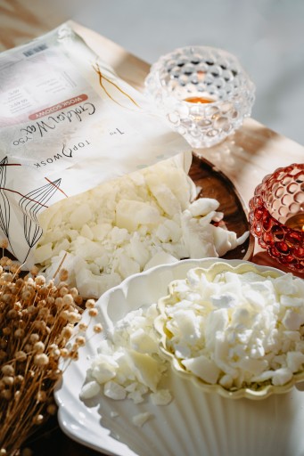 Wosk sojowy do świec EKO 1kg STABILIZATORY 5 sztuk