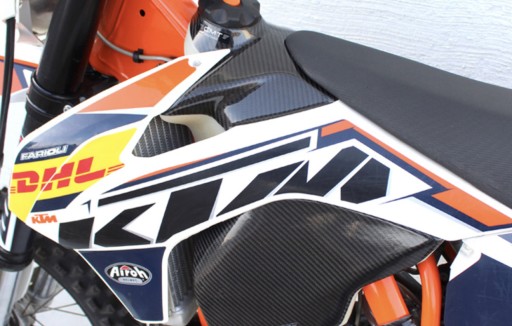 KTM EXC-F 12-16 карбон НИЖНЯЯ КРЫШКА топливного бака CMT