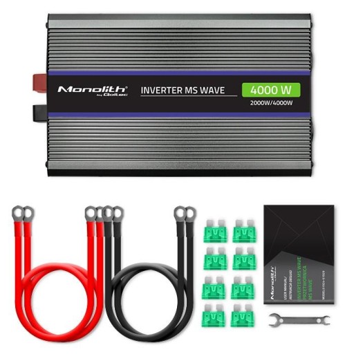Przetwornica napięcia Monolith 4000 MS Wave | 12V na 230V | 2000/4000W |