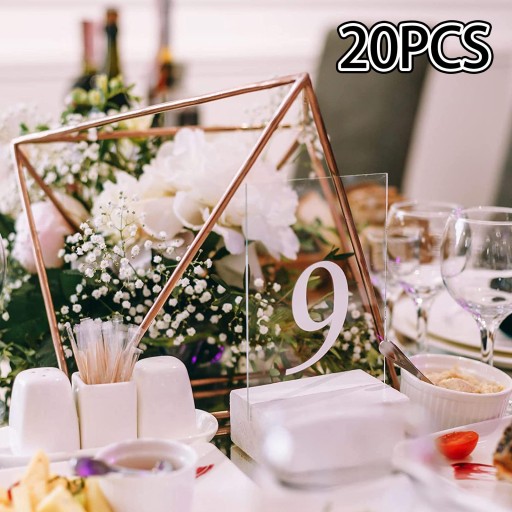 20x прозрачный акриловый держатель для табличек