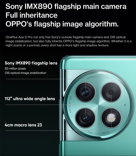 Смартфон Oneplus ACE 2 Pro 16 ГБ + 512 ГБ Зеленый