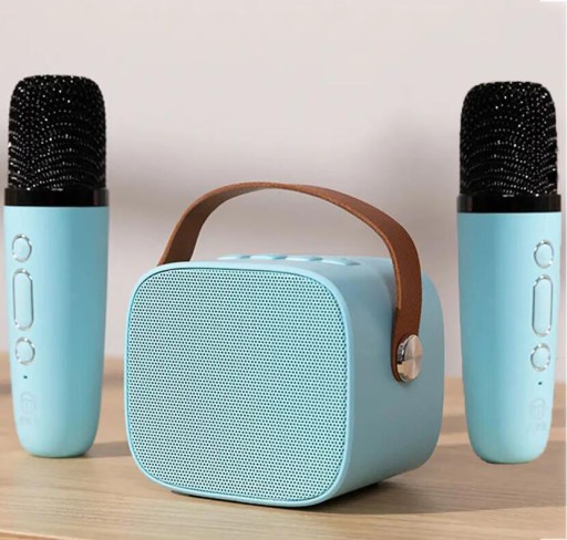 БЕСПРОВОДНОЙ КАРАОКЕ-МИКРОФОН BLUETOOTH ДИНАМИК SK2 + 2 МИКРОФОНА