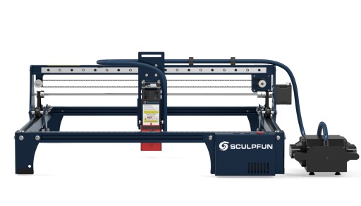 Лазерная гравировка с насадкой + воздушный насос SCULPFUN S30