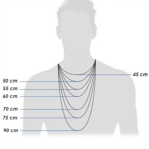 Серебряная цепочка 925 ФИГАРО 40 см х 3 мм